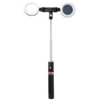 JC 18H Bluetooth Tripod Selfie Stick with two lights