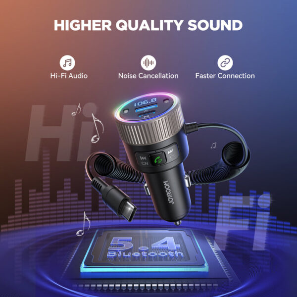 JR CCB02 60W Car Wireless FM Transmitter