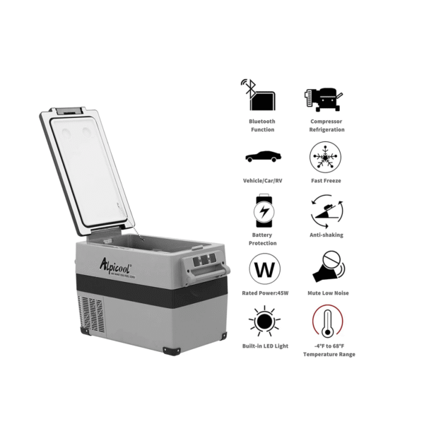 Alpicool CF45 45L Portable Car Refrigerator