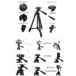 YUNFENG-3388 Professional Foldable Heavy Duty Tripod
