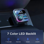 JOYROOM JR CCB01 48W Dual Mic Car Wireless FM Transmitter