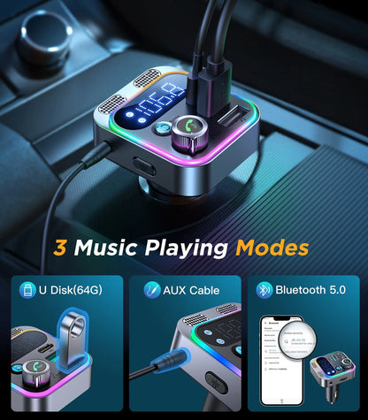 JOYROOM JR CL16 48W Car Wireless FM Transmitter