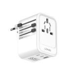 LDNIO 3 USB Ports 65W GaN Travel Adapter Z6