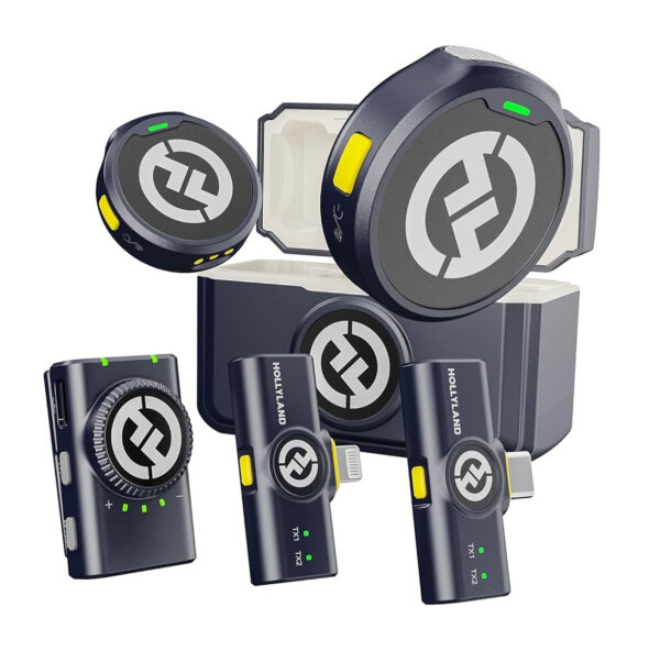 Hollyland Lark M2 wireless lavalier microphone combo