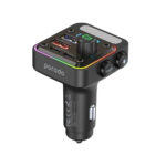 Porodo Quick Charge FM Car Charger Dual USB C & USB A PD 36W