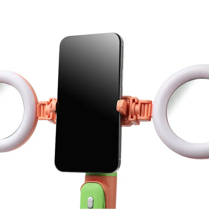 JC 18H Bluetooth Tripod Selfie Stick with two lights