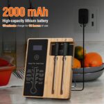 lfcforldx 2 Probe Premium WiFi Smart Meat Thermometer