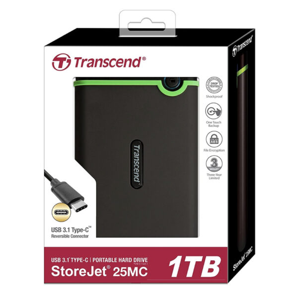 1TB External Transcend Hard drive