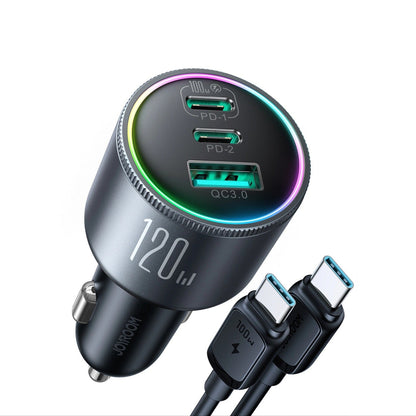 JOYROOM JR CCN07 120W 3 Port Car Charger