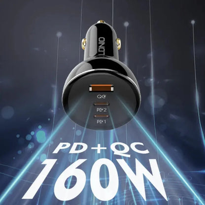 LDNIO C102 160W Super Fast Car Charger