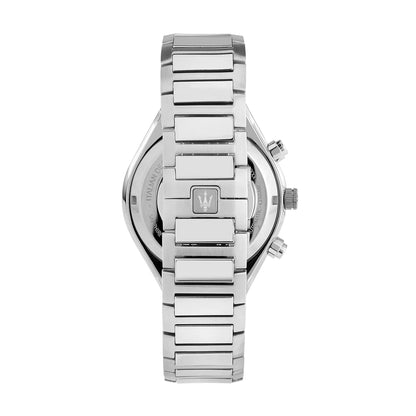 MASERATI STILE 45MM CHR GREEN DIAL BR SS MEN'S WATCH - R8873642011