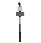 Flexible Phone Tripod with Microphone Filling Light Selfie Vlogging Kit AY 49T