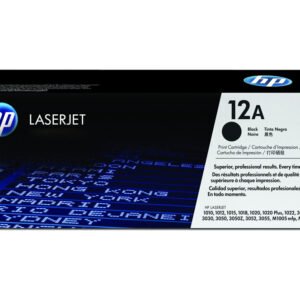 HP 12A Black Original LaserJet Toner Cartridge
